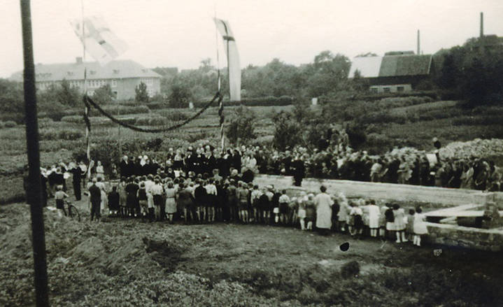 Grundsteinlegung 1951