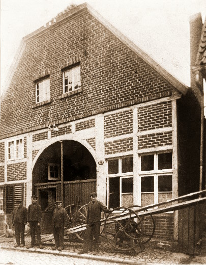 Historische Aufnahme der Firma Pumpe