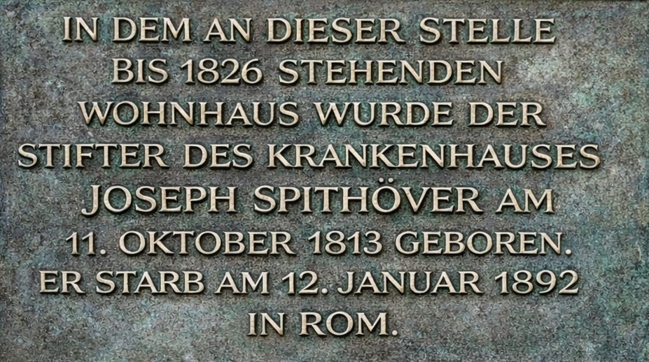 Gedenktafel vor seinem Geburtshaus